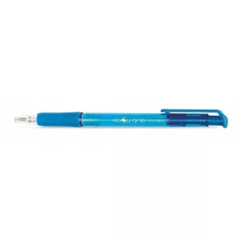   Golyóstoll, 0,4 mm, nyomógombos, FLEXOFFICE "EasyGrip", kék