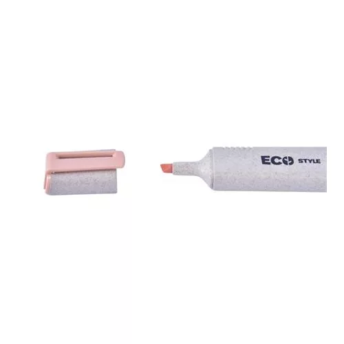 Szövegkiemelő, 1-4 mm, FLEXOFFICE "HL05 Eco Style", narancs