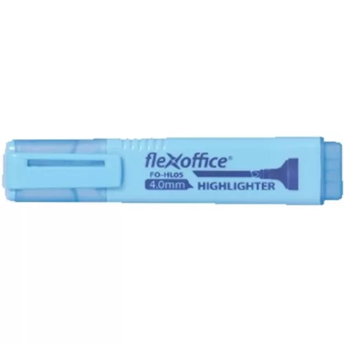 Szövegkiemelő, 1-4 mm, FLEXOFFICE "HL05", kék