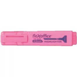   Szövegkiemelő, 1-4 mm, FLEXOFFICE "HL05", rózsaszín