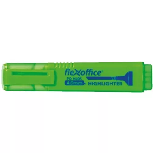 Szövegkiemelő, 1-4 mm, FLEXOFFICE "HL05", zöld