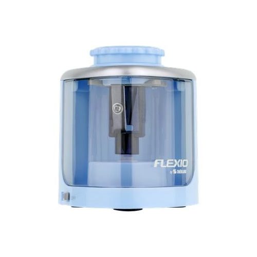 Hegyező, elemes, asztali, FLEXOFFICE "Flexio", kék