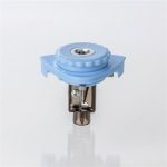 Hegyező, elemes, asztali, FLEXOFFICE "Flexio", kék