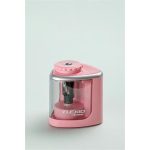 Hegyező, elemes, asztali, FLEXOFFICE "Flexio", rózsaszín