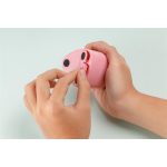 Hegyező, elemes, asztali, FLEXOFFICE "Flexio", rózsaszín