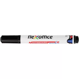   Táblamarker, 2,5 mm,kúpos, FLEXOFFICE "WB03", fekete
