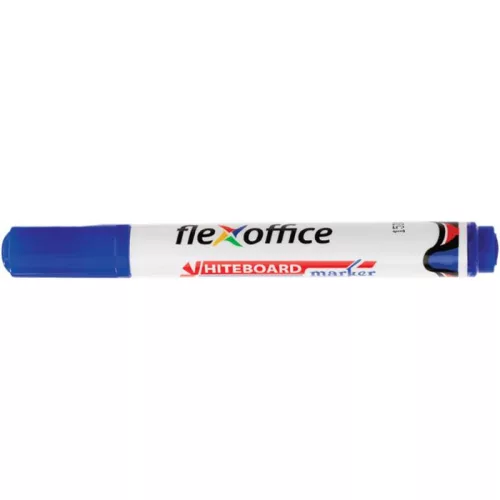 Táblamarker, 2,5 mm, kúpos, FLEXOFFICE "WB03", kék