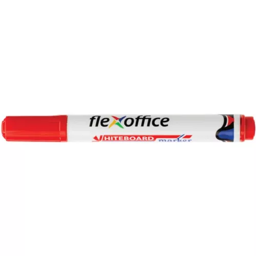 Táblamarker, 2,5 mm, kúpos, FLEXOFFICE "WB03", piros