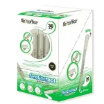 Zseléstoll, 0,25 mm, kupakos, törölhető, FLEXOFFICE "FlexCorrect", kék