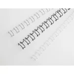 Spirál, fém, 2:1, 8 mm, 70 lap, GBC "MultiBind 21",  fekete