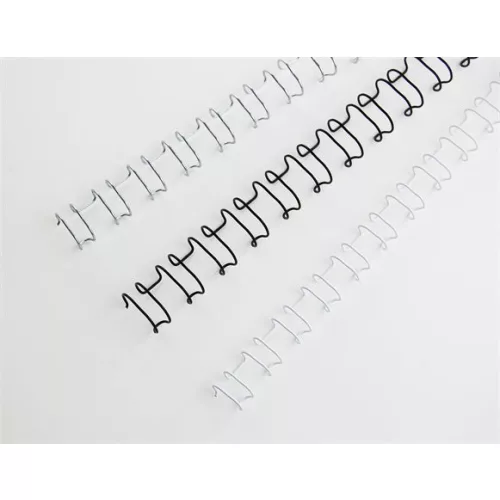 Spirál, fém, 2:1, 14 mm, 130 lap, GBC "MultiBind 21",  fekete