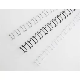   Spirál, fém, 2:1, 14 mm, 130 lap, GBC "MultiBind 21",  fehér
