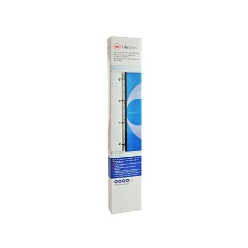 Lefűző csík, A4, PVC, spirálozáshoz, GBC "File Strips"