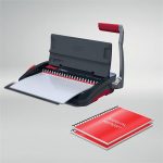 Spirálozógép, műanyag spirálkötéshez, manuális, 165 lap, GBC "CombBind CB12"