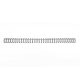 Spirál, fém, 3:1, 8 mm, 70 lap, GBC "WireBind", fekete