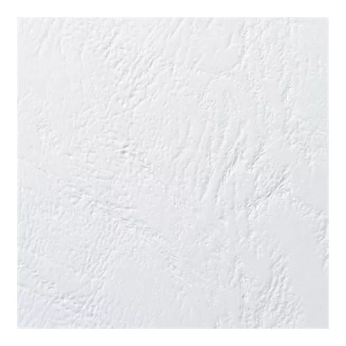 Hátlap, A4, 250 g, bőr mintázat, GBC "LeatherGrain", fehér