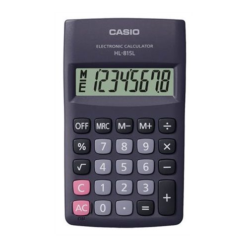 Zsebszámológép, 8 számjegy, CASIO "HL-815"