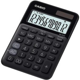  Számológép, asztali, 12 számjegy, CASIO "MS 20UC", fekete