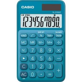   Zsebszámológép, 10 számjegy, CASIO "SL 310" kék