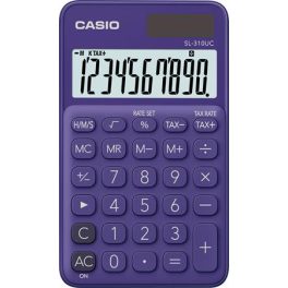   Zsebszámológép, 10 számjegy, CASIO "SL 310", lila