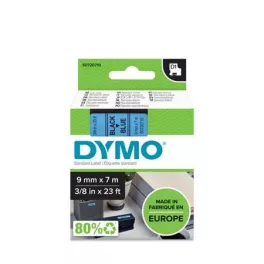   Feliratozógép szalag, 9 mm x 7 m, DYMO "D1", kék-fekete