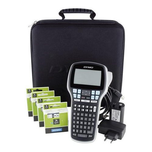 Elektromos feliratozógép, DYMO "LM 420P" készlet táskában
