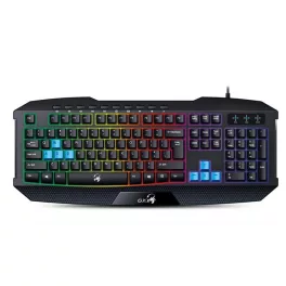   Billentyűzet, vezetékes, USB, HUN, gaming, GENIUS "Scorpion K215"