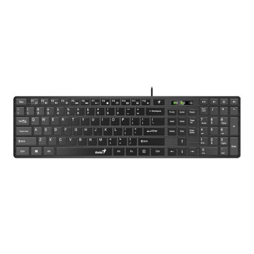 Billentyűzet, vezetékes, USB, HUN, GENIUS "Slimstar 126"