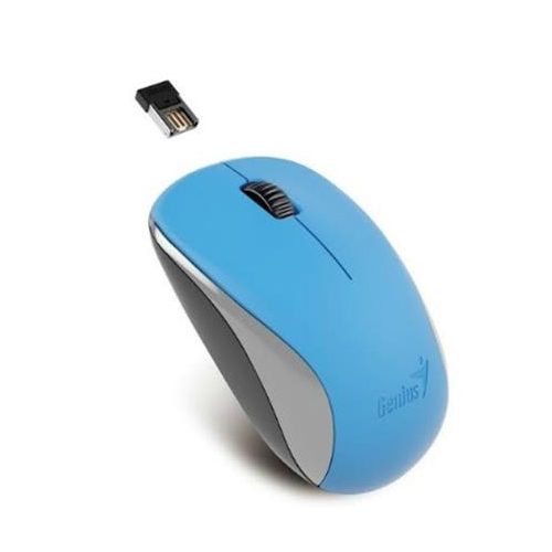 Egér, vezeték nélküli, optikai, normál méret, GENIUS "NX-7000" kék