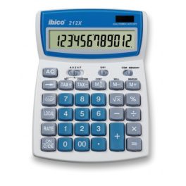 Számológép, asztali, 12 számjegy, IBICO "212X"