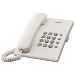   Telefon, vezetékes, PANASONIC "KX-TS500HGW", fehér