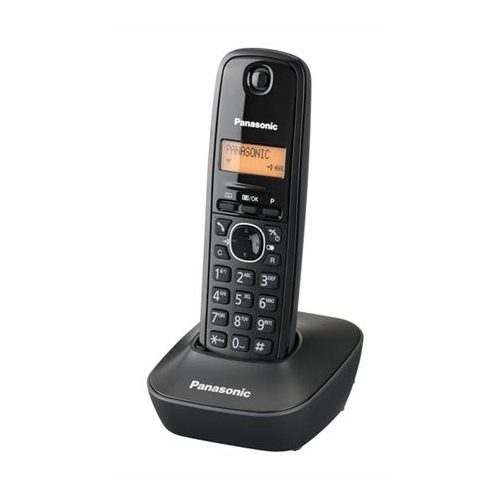 Telefon, vezeték nélküli, PANASONIC "KX-TG1611HGH", szürke