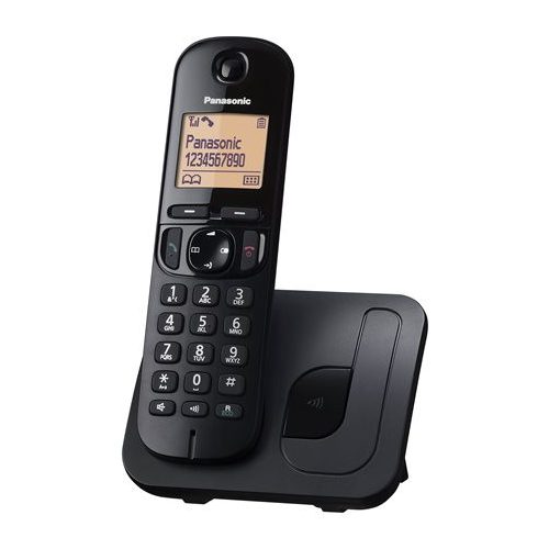 Telefon, vezeték nélküli, PANASONIC, "KX-TGC210PDB DECT", fekete