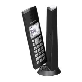   Telefon, vezeték nélküli, PANASONIC, "KX-TGK210PDB DECT", fekete