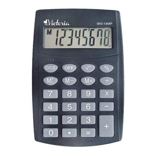 Zsebszámológép, 8 számjegy, VICTORIA OFFICE, "GVZ-136AP"