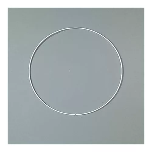 Fém karika, fehér, EFCO, 18 cm