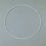 Fém karika, fehér, EFCO, 25 cm