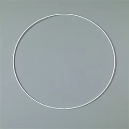 Fém karika, fehér, EFCO, 25 cm