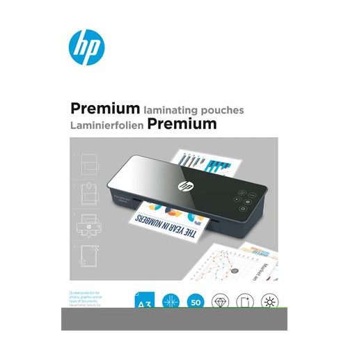 Meleglamináló fólia, 125 mikron, A3, fényes, 50 db, HP "Premium"