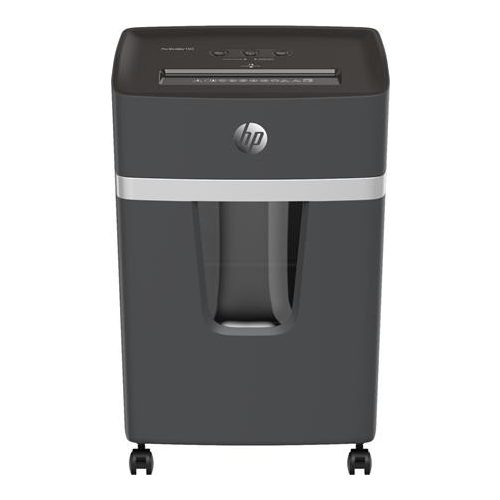 Iratmegsemmisítő, konfetti, 15 lap, HP "Pro Shredder 15CC", sötétszürke