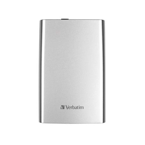 2,5" HDD (merevlemez), 2TB, USB 3.0, VERBATIM, ezüst