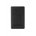 2,5" HDD (merevlemez), 2TB, USB 3.1, jelszavas titkosítás, VERBATIM "Secure Portable", fekete