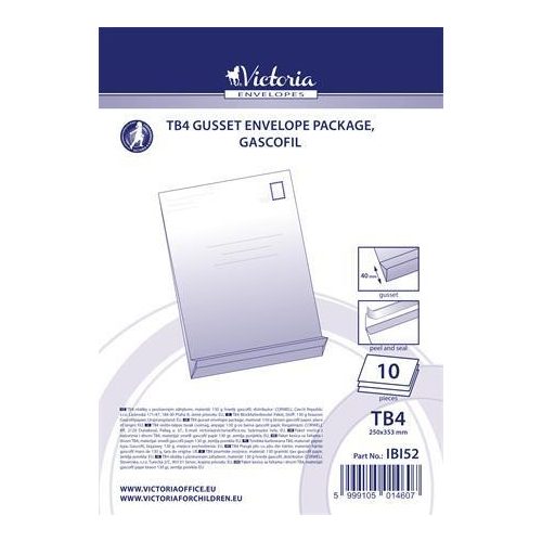 Redős-talpas tasak csomag, TB4, szilikonos, 40 mm talp, VICTORIA PAPER, barna gascofil