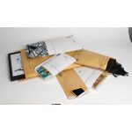 Légpárnás tasak, 240x350 mm külméret, 220x340 mm belméret, VICTORIA PAPER, "W6", fehér