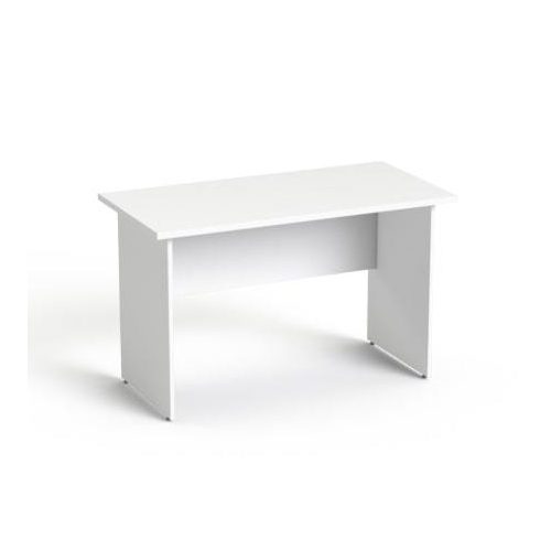 Íróasztal, laplábbal, 120x70 cm, MAYAH "Freedom SV-19", fehér