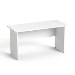   Íróasztal, laplábbal, 140x70 cm, MAYAH "Freedom SV-20", fehér