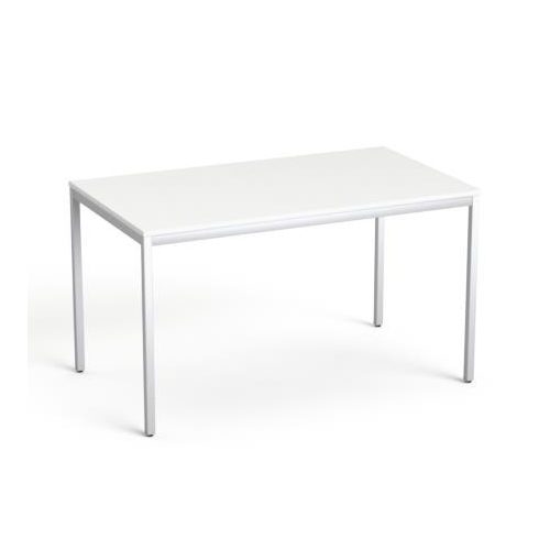 Általános asztal fémlábbal, 75x130 cm, MAYAH "Freedom SV-38", fehér