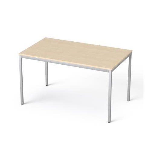 Általános asztal fémlábbal, 75x130 cm, MAYAH "Freedom SV-38", juhar