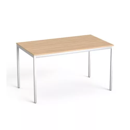 Általános asztal fémlábbal, 75x130 cm, MAYAH "Freedom SV-38",  tölgy