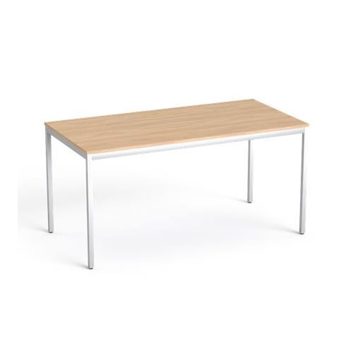 Általános asztal fémlábbal, 75x150 cm, MAYAH "Freedom SV-39",  tölgy